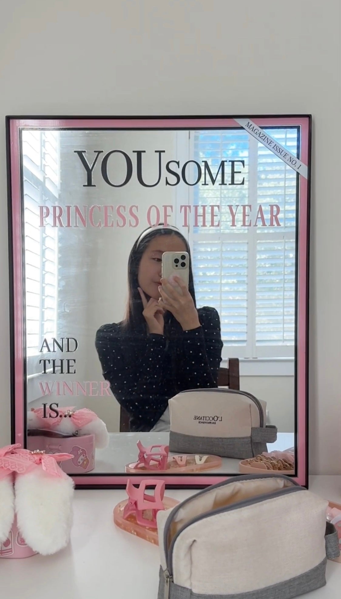 Princess of the Year Magazine Mirror