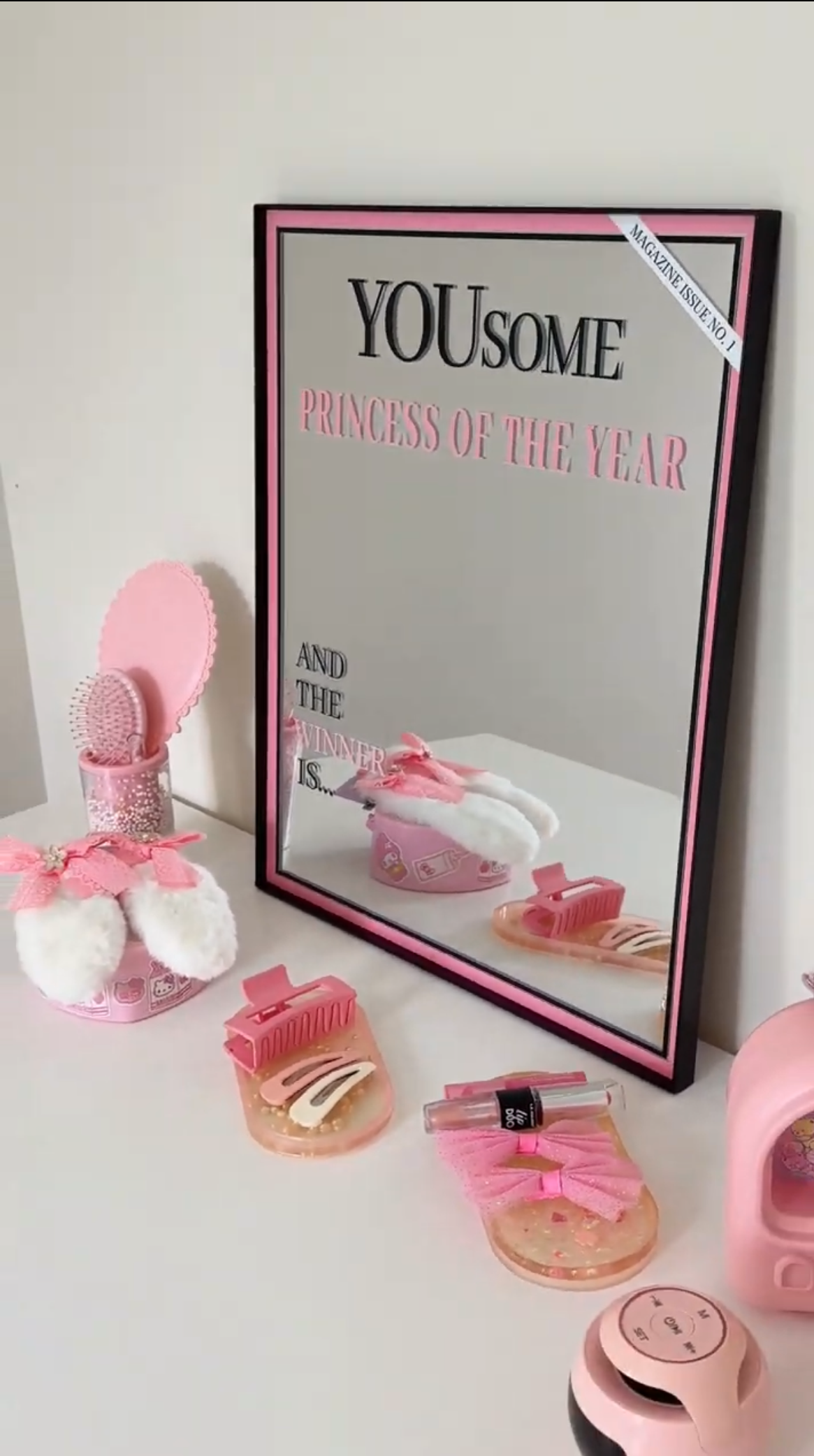 Princess of the Year Magazine Mirror